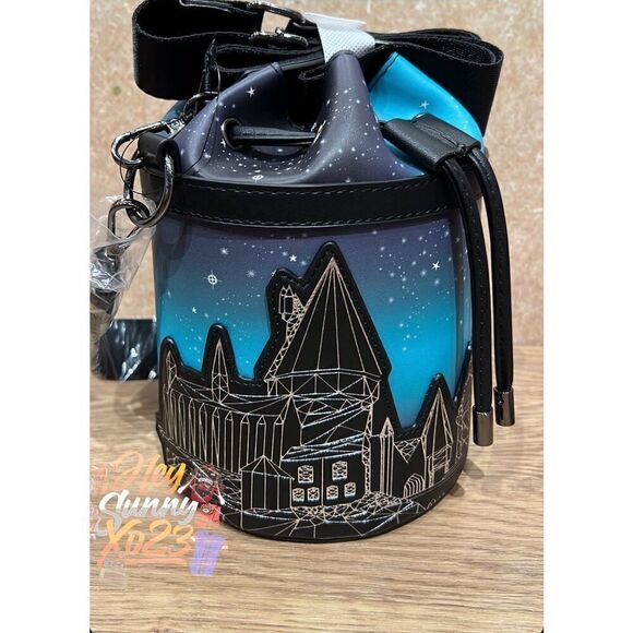 Harry Potter Hogwarts Castle Starry Sky Bucket Bag
